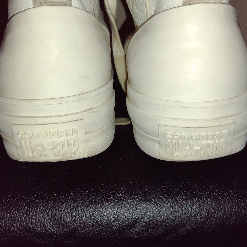 Platform Leather Converse - image 3